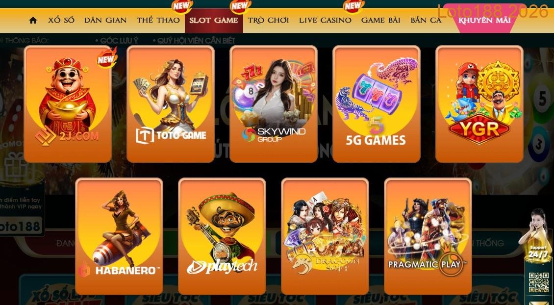 Nổ hũ loto188 2026