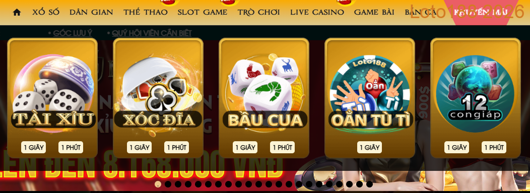 trò chơi dân gian loto188